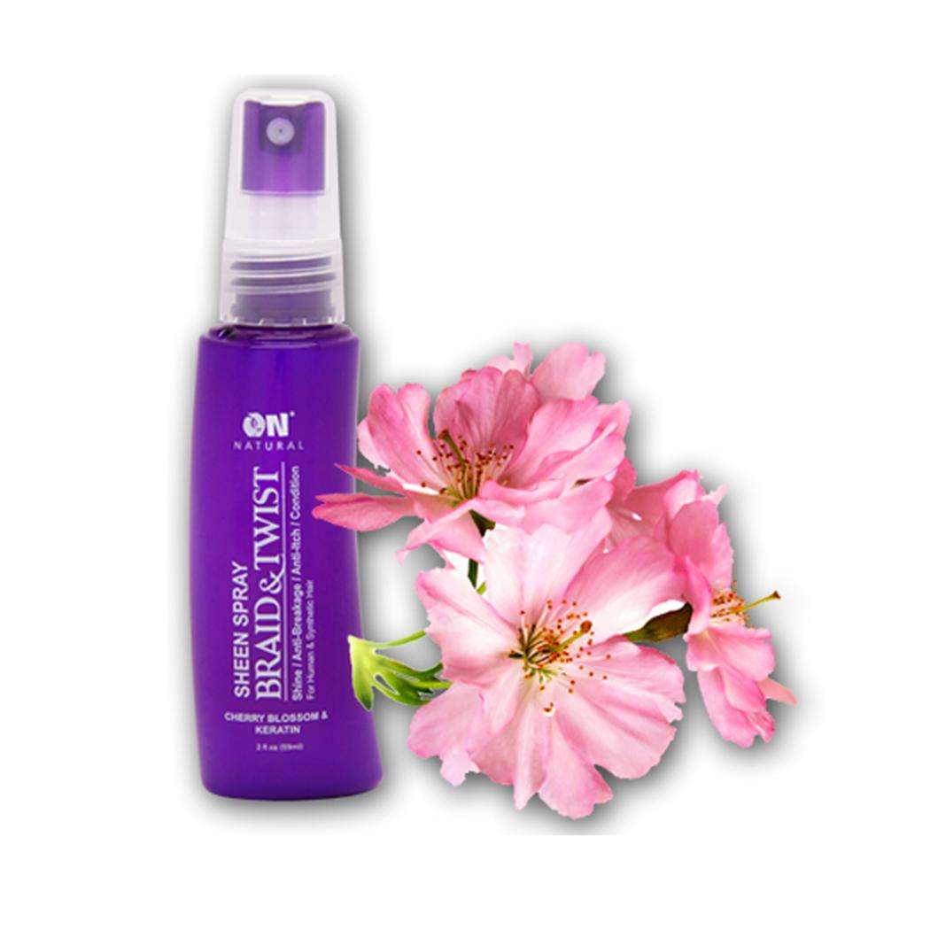 ON NATURAL Braid & Twist Sheen Spray [Pomegranate & Keratin] (2oz)