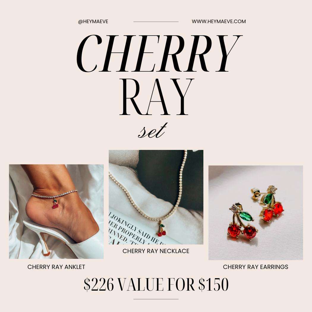 【HEYMAEVE】Cherry Rayピアス HEYMAEVE】Cherry Rayピアス (heyMAEVE/ピアス) 82296131【BUYMA】