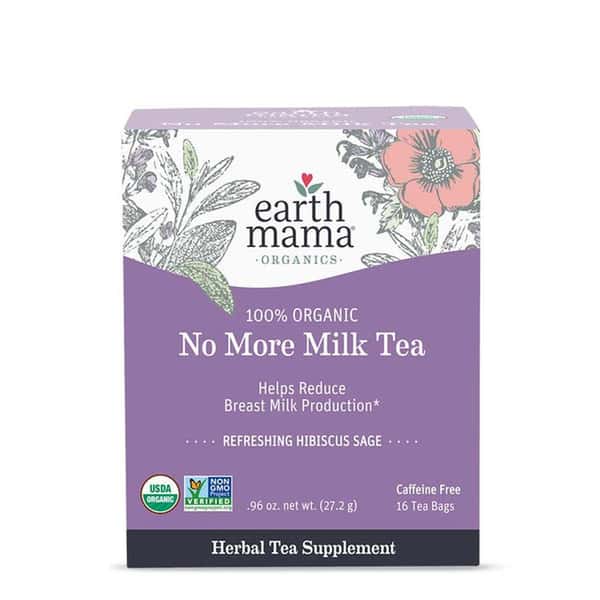 Organic No More Milk Tea .96oz (16/Box) Wholesale Earth Mama Organics