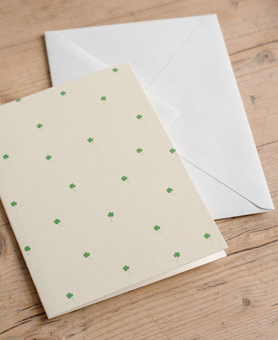 Greeting Card – Clovers image