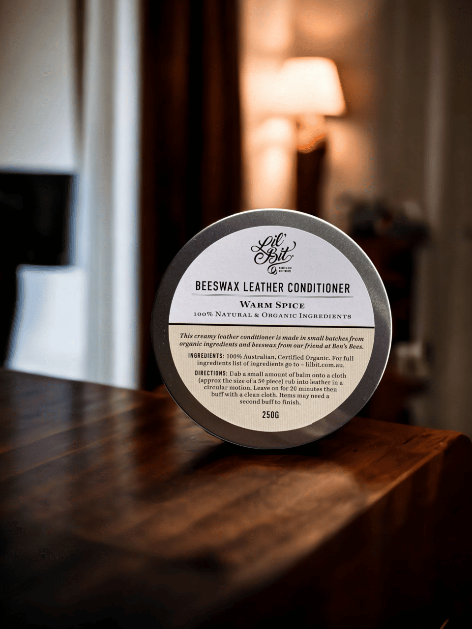 Warm Spice Beeswax Leather & Wood Conditioner 250g 圖片