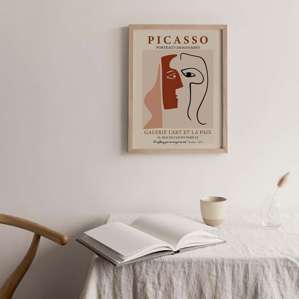 Picasso Face and Mask image