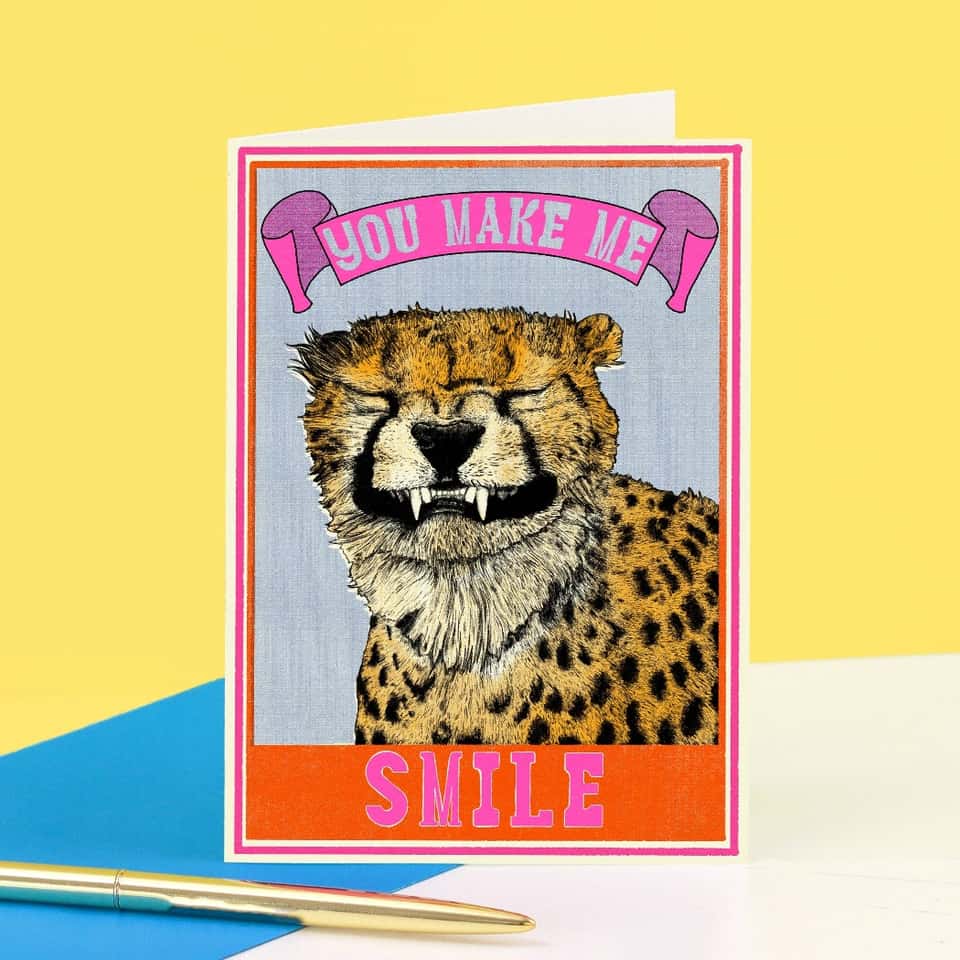 You Make Me Smile Matchbox Greeting Card | Anniversary Card image