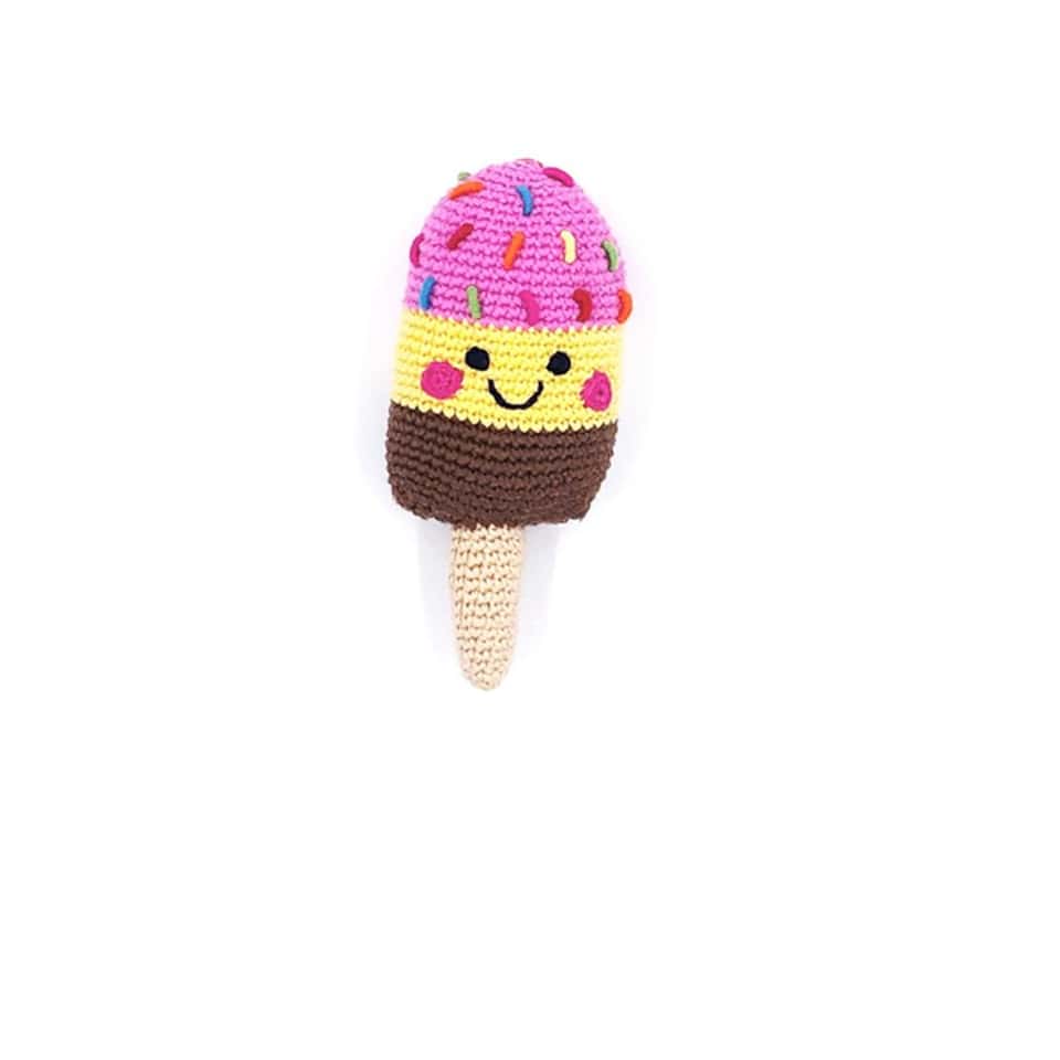 Friendly Ice Lolly Rattle - Pink 圖片