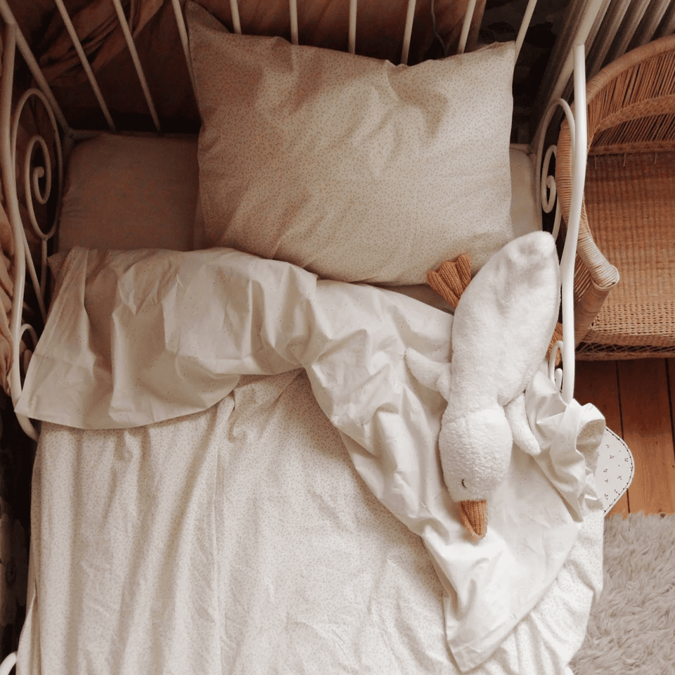 Single Organic Cotton Bedding Set - Wild Chamomile image