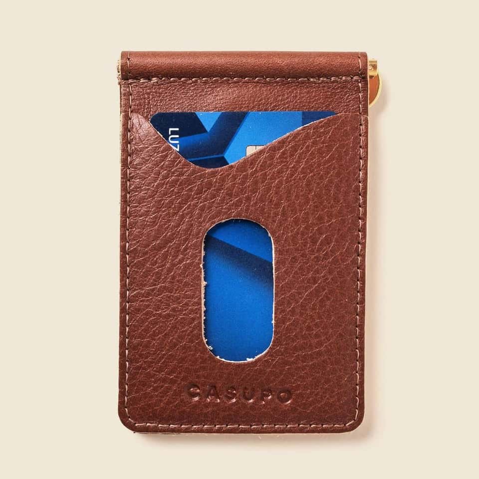 Money Clip Wallet - Chocolate image