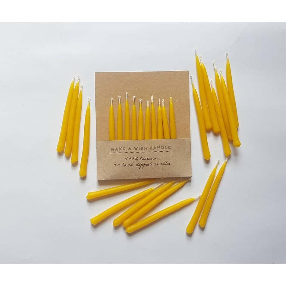 Birthday Beeswax Candles | Birthday Candles | Cake Candle image
