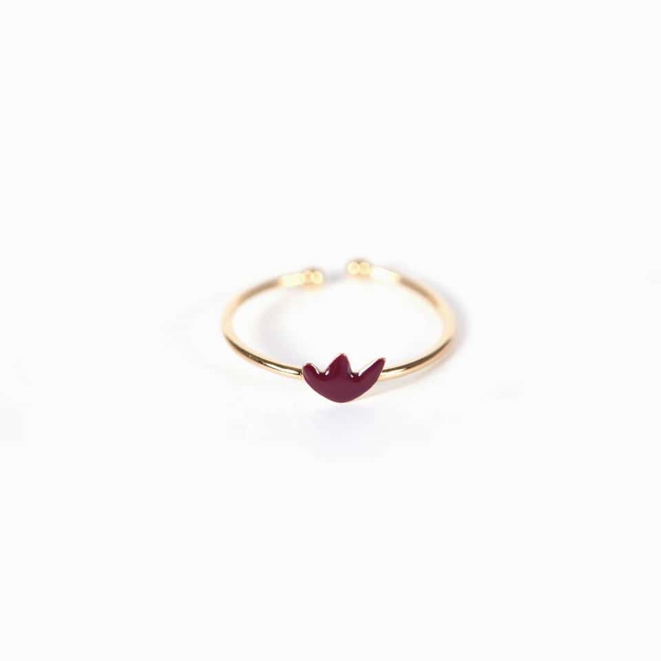 Maple Autum Kid-Size Ring (Garnet) 圖片