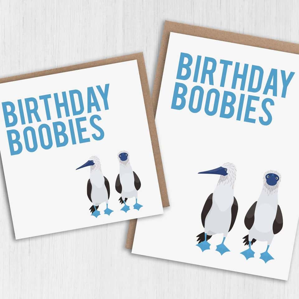 Birthday Card: Birthday Boobies image