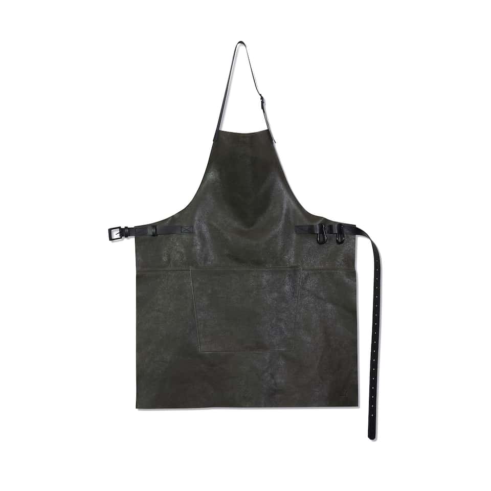 Bbq Style Apron - Leather image