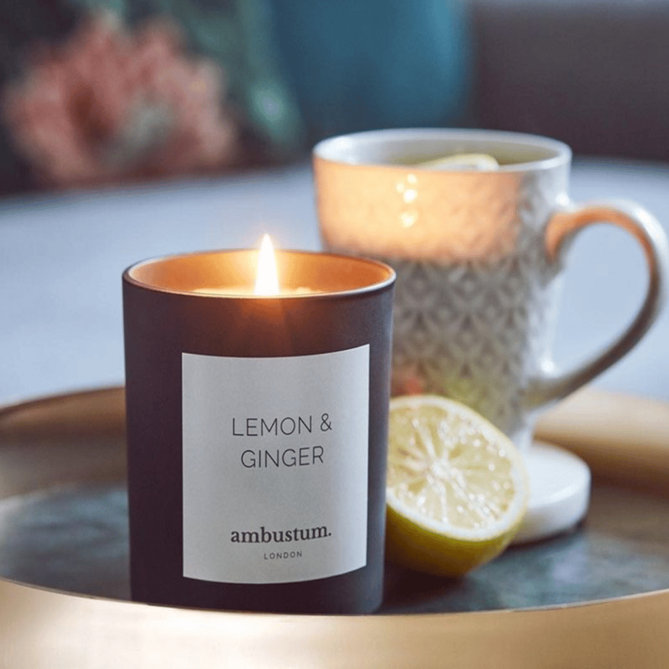 Lemon & Ginger Scented Candle 圖片