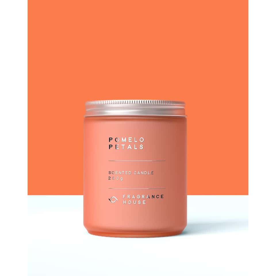 Scented Poured Candle | Pomelo Petals image