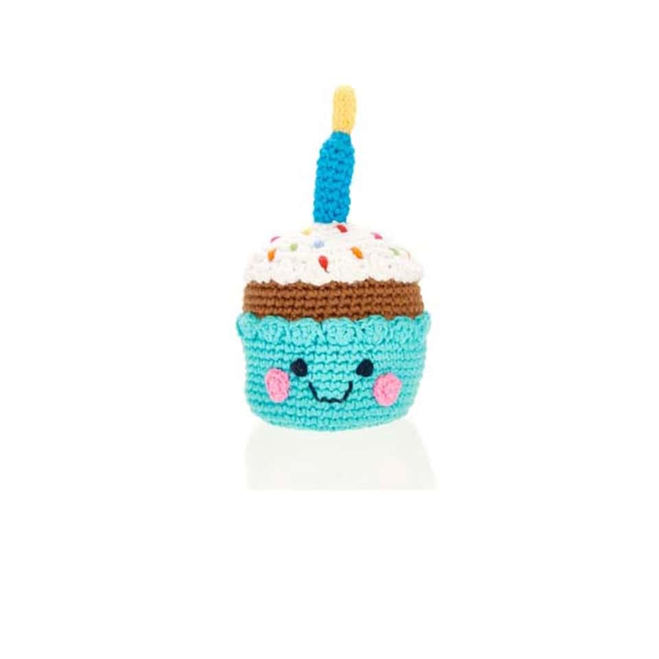 Friendly Cupcake Rattle - Candle image