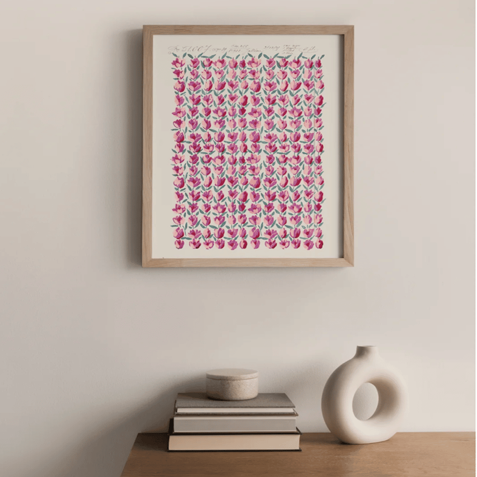 Tulip Kisses Print - A3 image