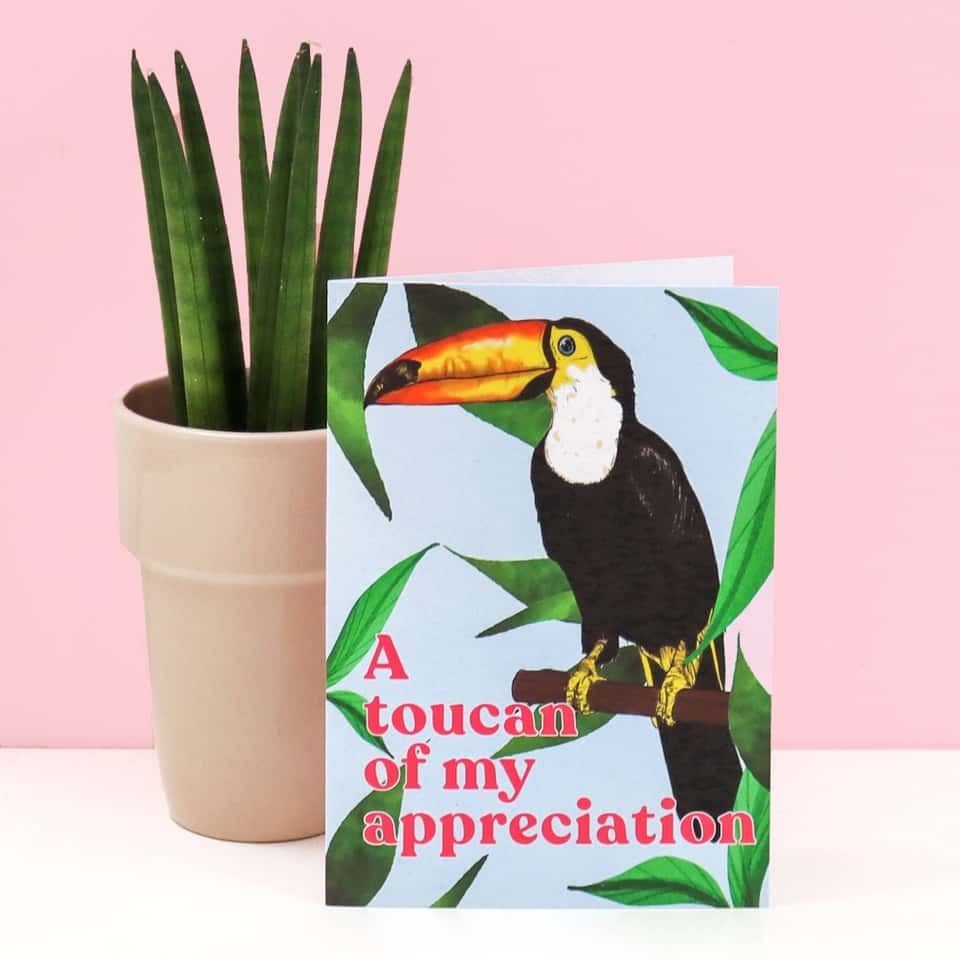 A Toucan of My Appreciation Greeting Card | Thank You Card image