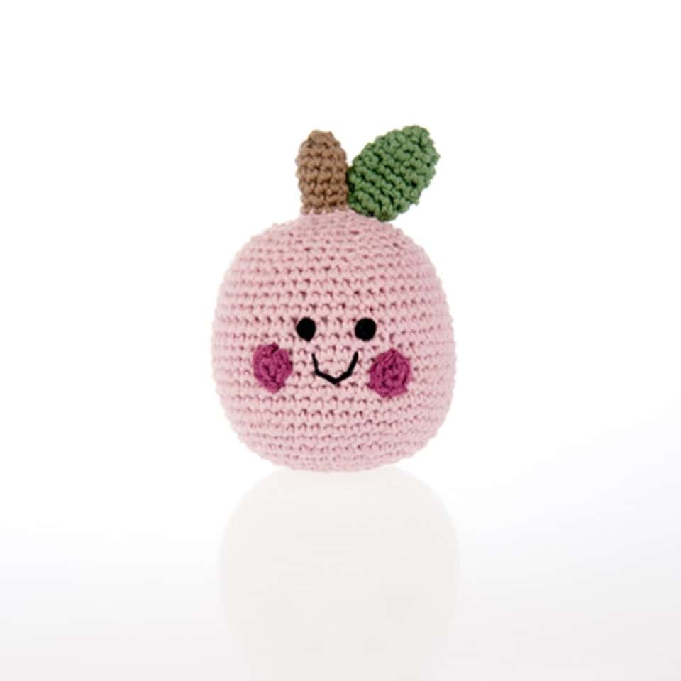 Friendly Apple Rattle - Pink image
