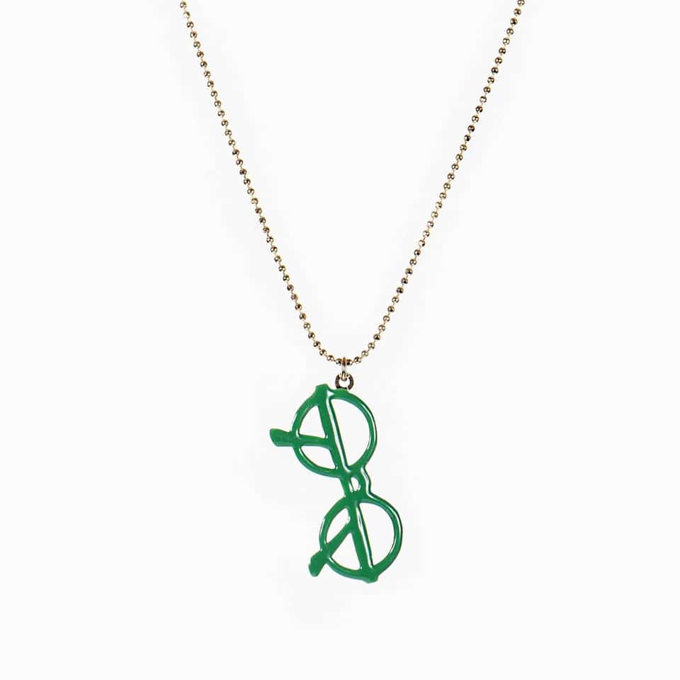 Carter Glasses Necklace (Green) 圖片