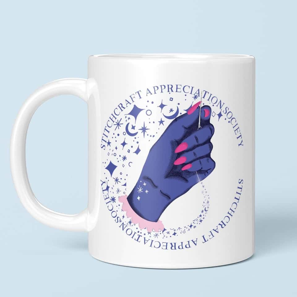 Stitchcraft Appreciation Society Mug | Crafters Coffee Mug image