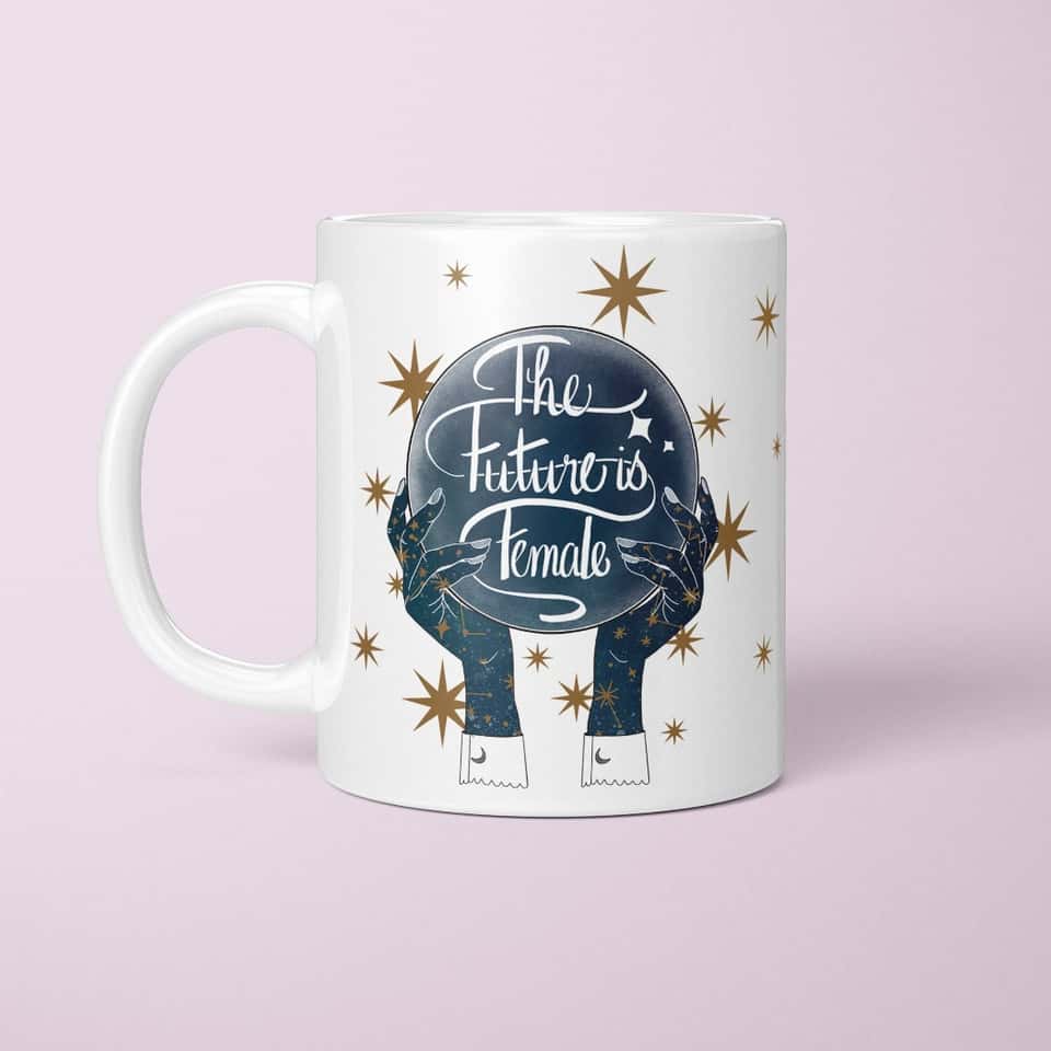 The Future is Female Coffee Mug | Witchy Mug | Feminist Gift image