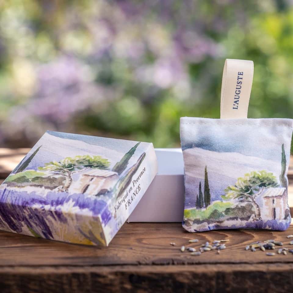 Organic Lavender Sachet with Gift Box "Cabanon" image