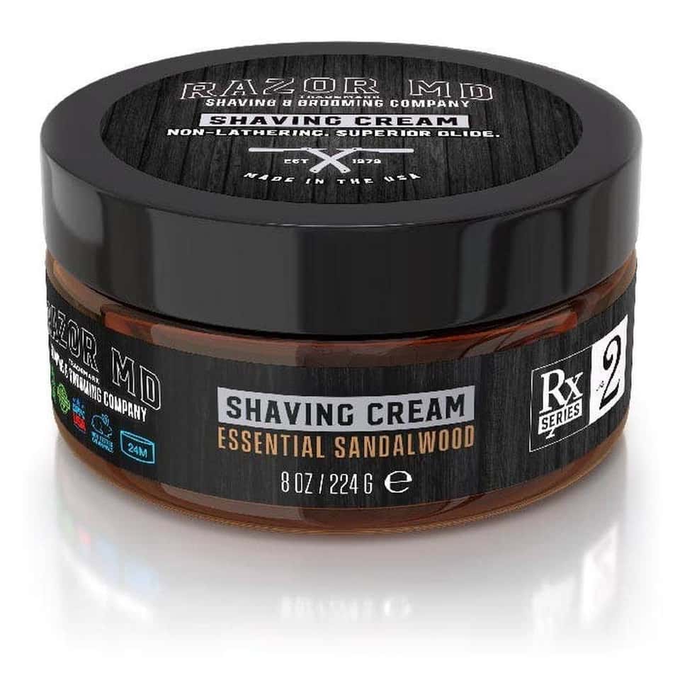 Shaving Cream - Essential Sandalwood - 8oz image
