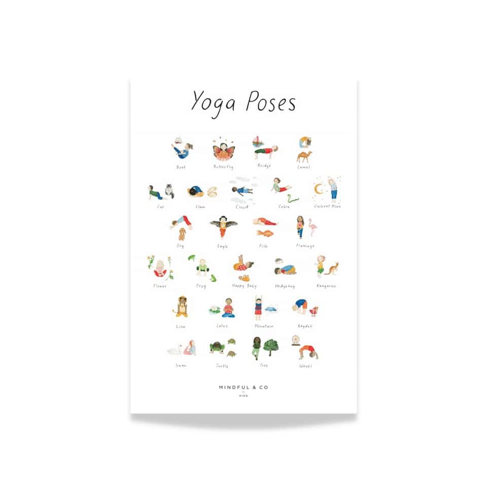 Yoga Poses Print 圖片