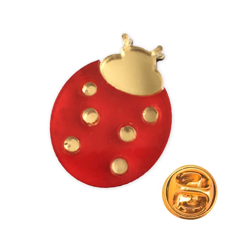 Ecofriendly Ladybug Pin image