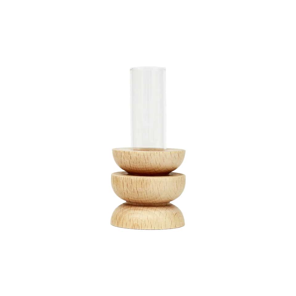 Totem Wooden Table Vase - Short Nº 4 圖片