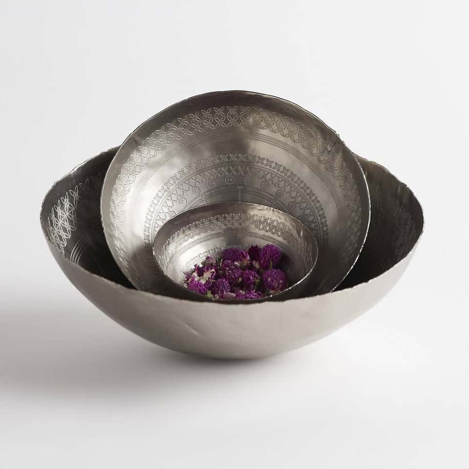 Mandala Bowls Assorted Set Of 3 image