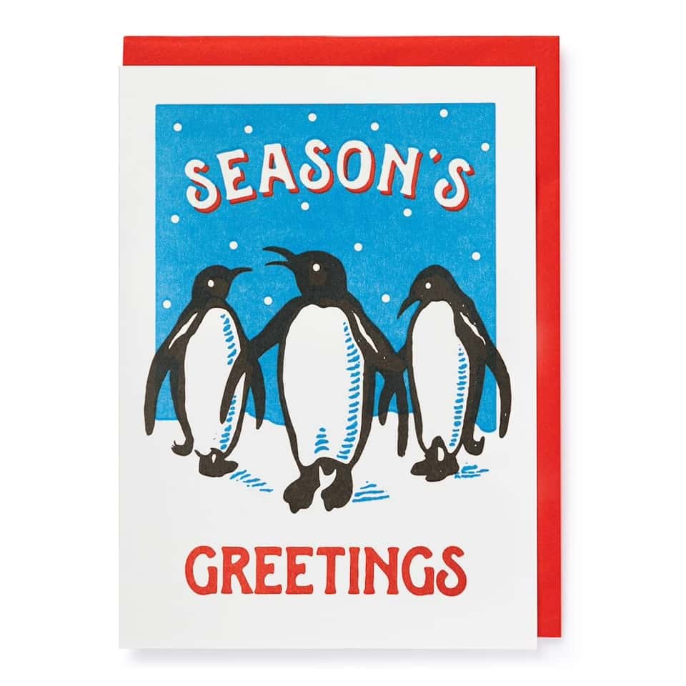 Season's Greetings Penguins image