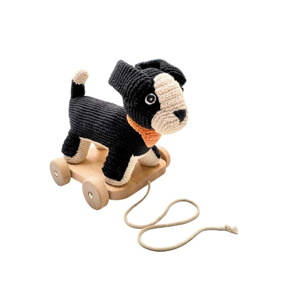 2 In 1 Pull Along Toy Sheep Dog image