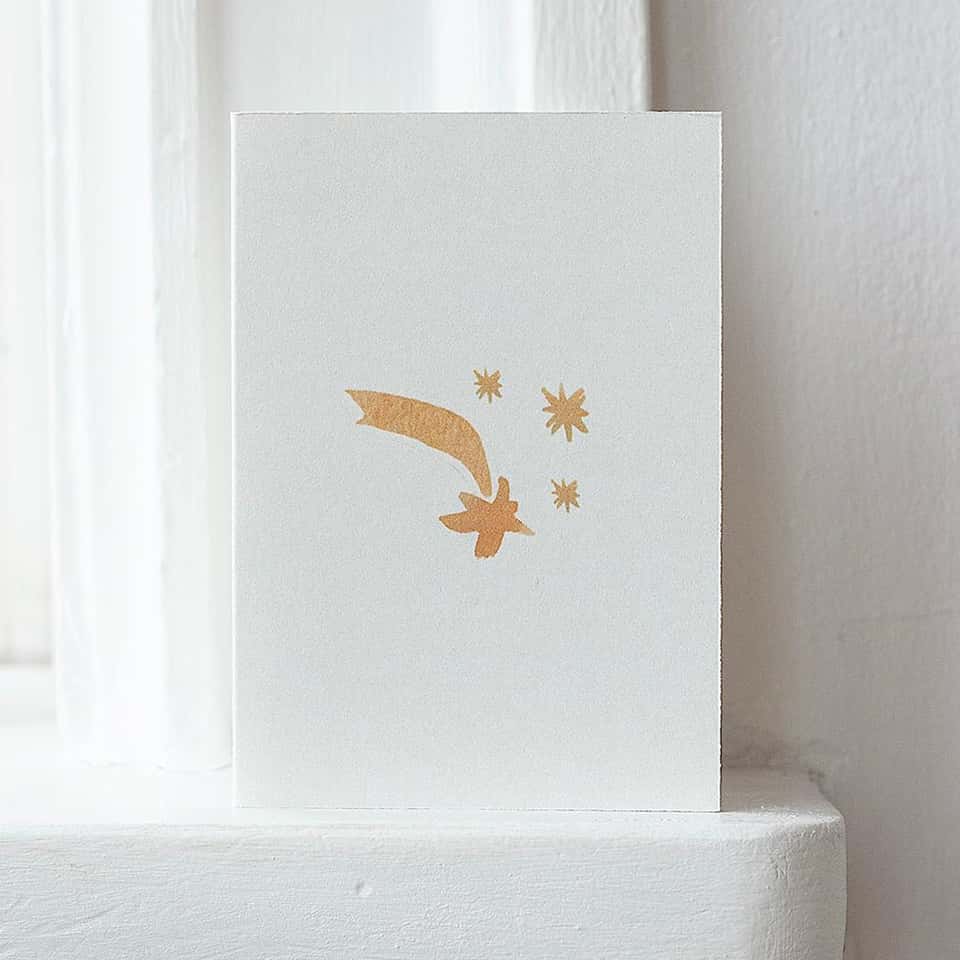 Greeting Card – Shooting Star (7.4 X 10.5 Cm) image