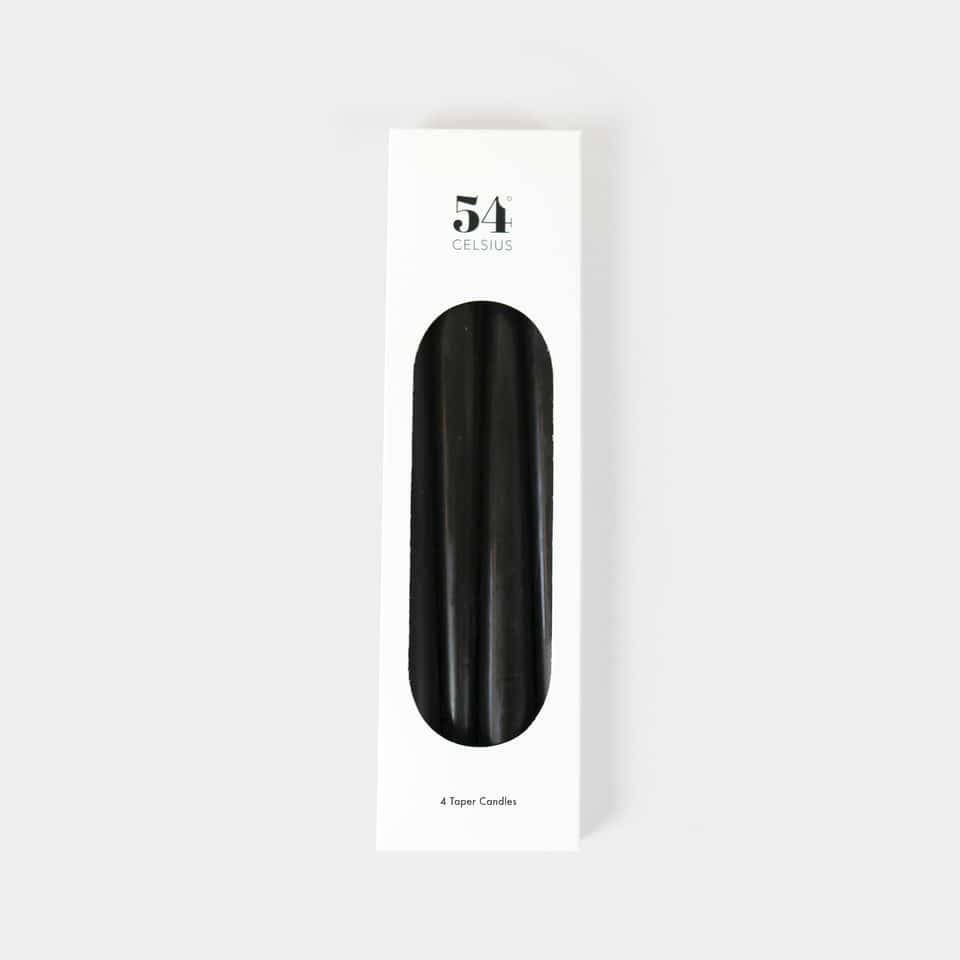Taper Candles 4 Pack - Black image