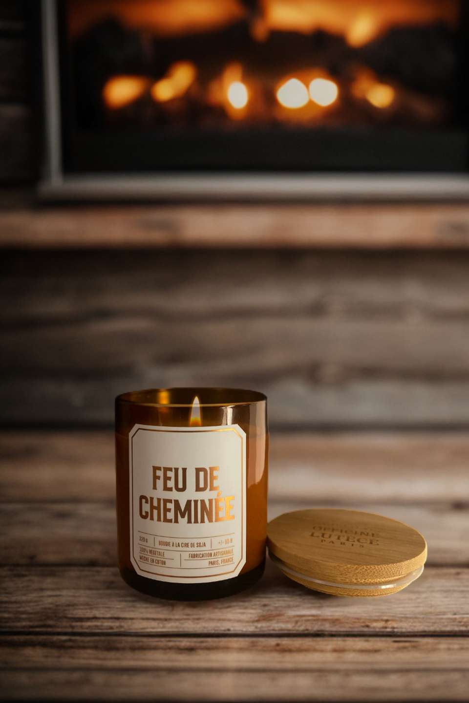 Fireplace Scented Candle image