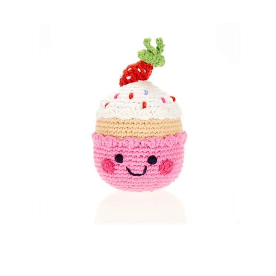 Friendly Cupcake Rattle- Strawberry 圖片