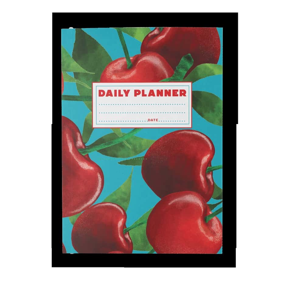 Cherries Daily Planner | Notepad | Journal | Stationery image