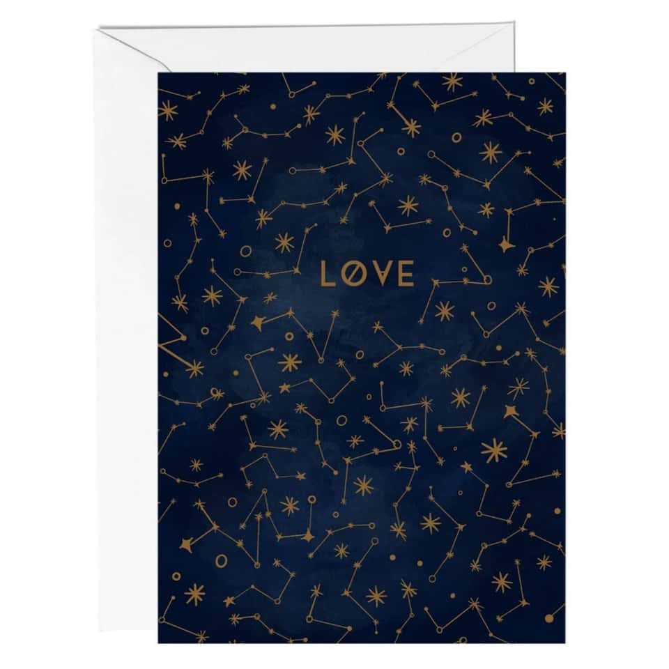 Love Celestial Constellation Greeting Card image