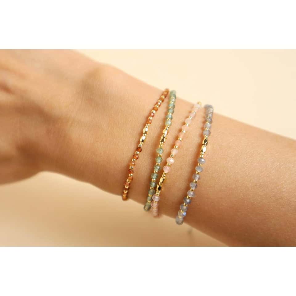Good Vibes Chakra Crystal Gemstone Adjustable Bracelets image