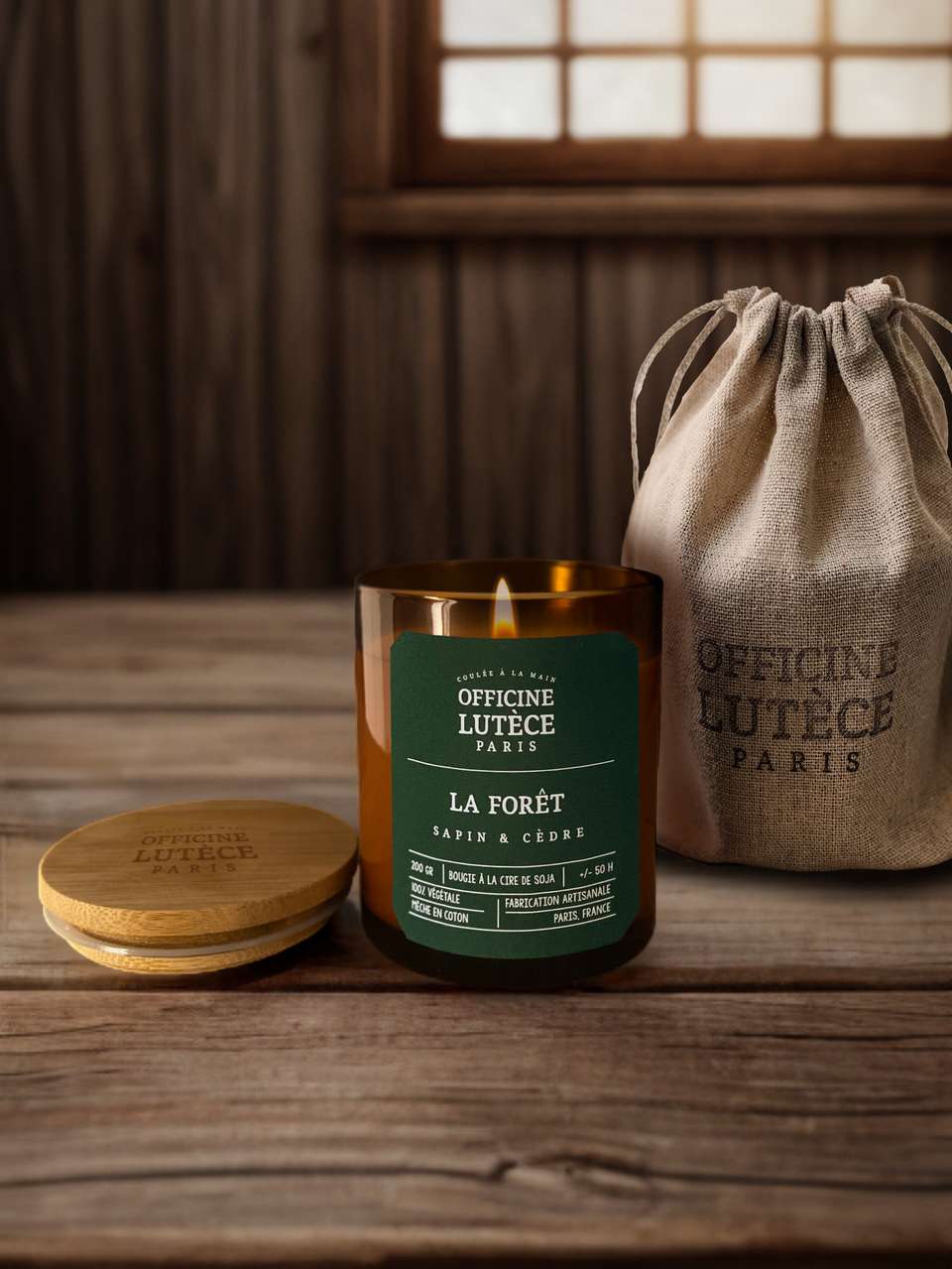 La Forêt scented candle - Fir & Cedar - Winter collection 圖片