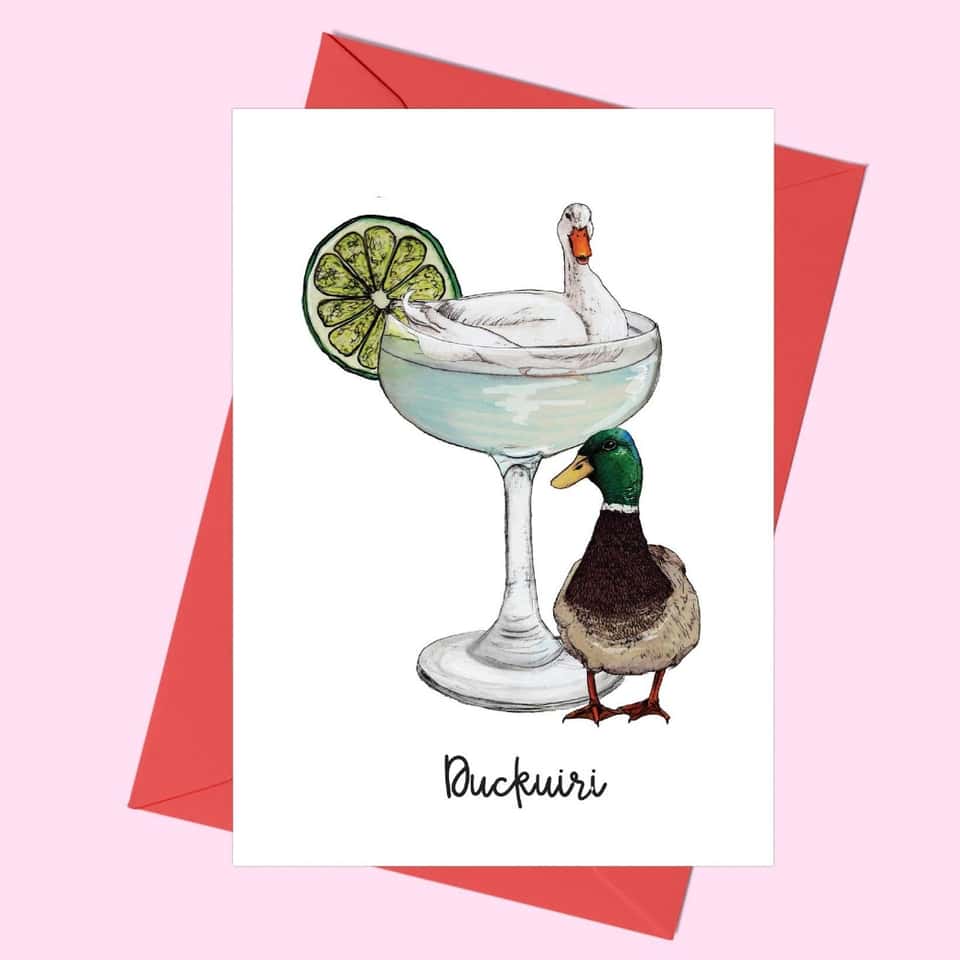 Duckuiri Cocktail Greeting Card image