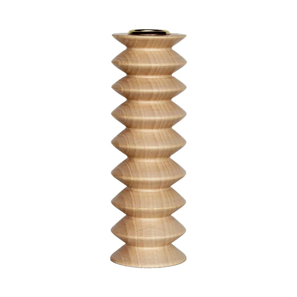 Totem Wooden Candle Holder - Tall Nº 2 image