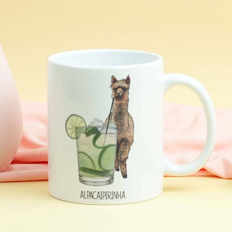 Alpacaipirinha Mug | Funny Coffee Mug | Cocktail | Llama Mug image