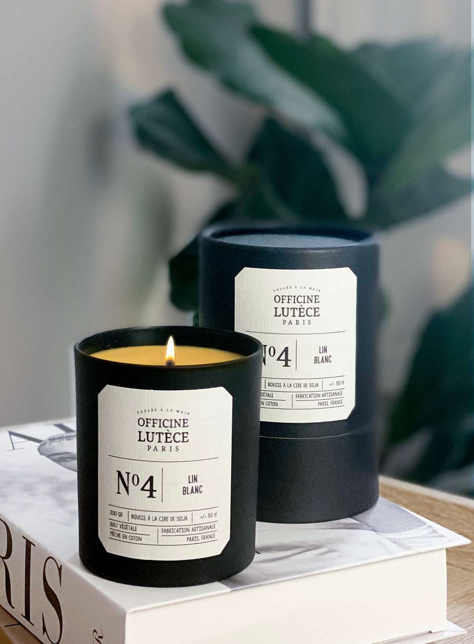 Nº4 White Linen Scented Candle 圖片