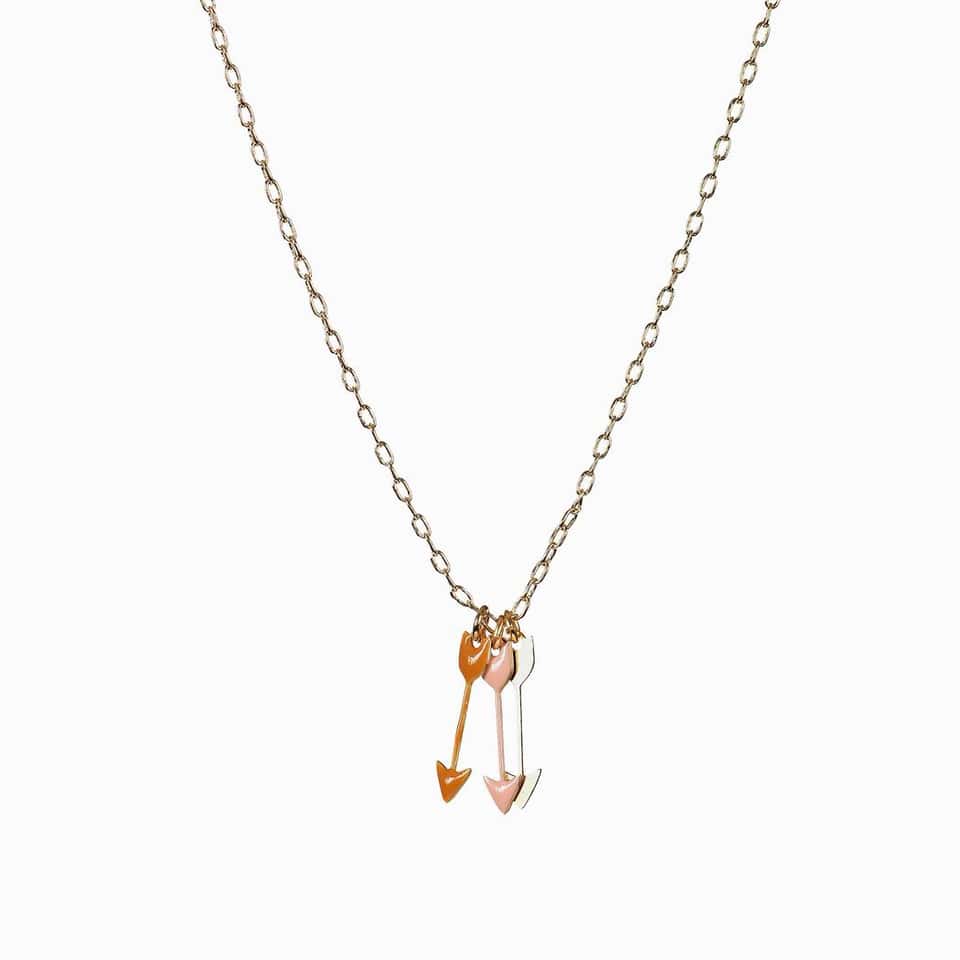 Arrows Necklace (Caramel-Peach) X Lucille Michieli 圖片