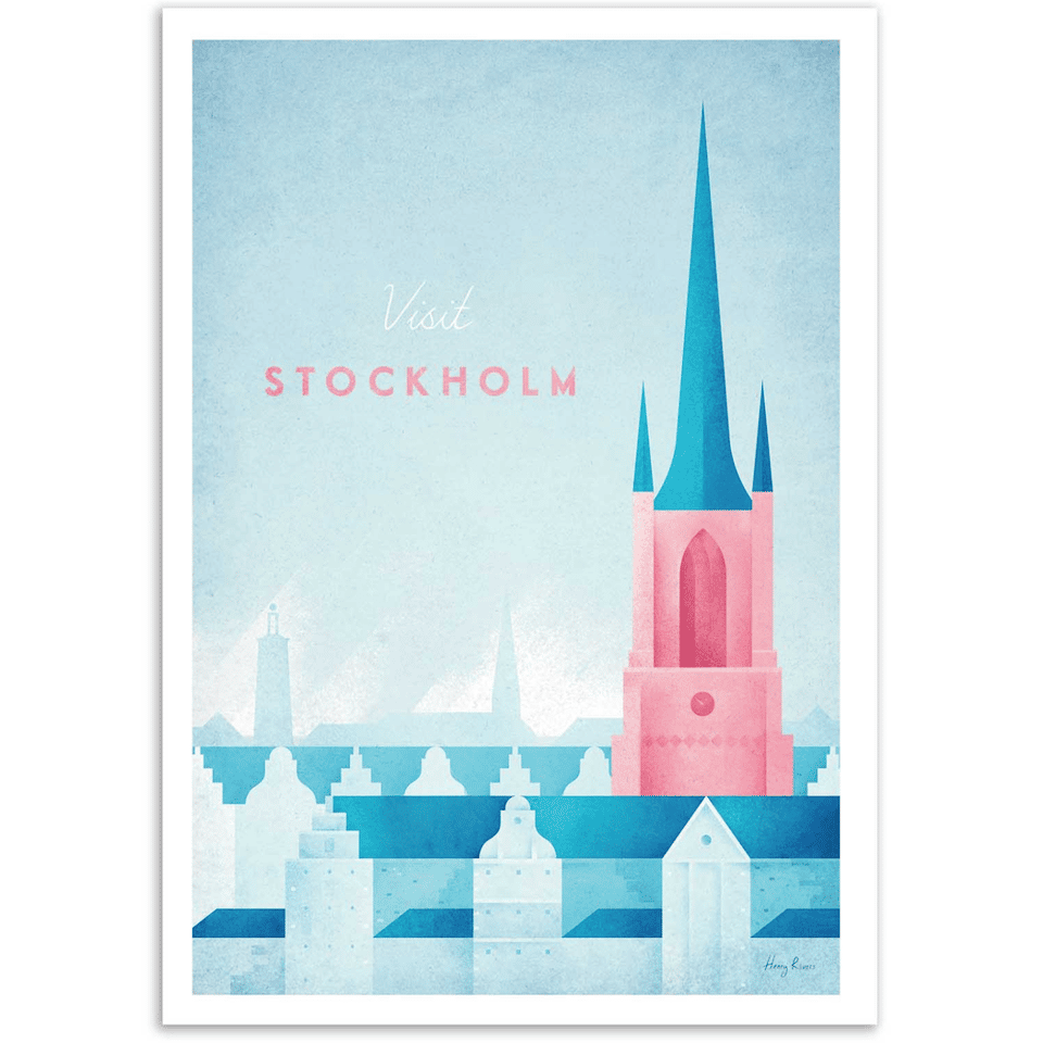 Art-Poster - Visit Stockholm - Henry Rivers image