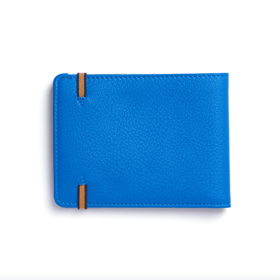 Light Blue Minimalist Wallet With Coin Pocket image