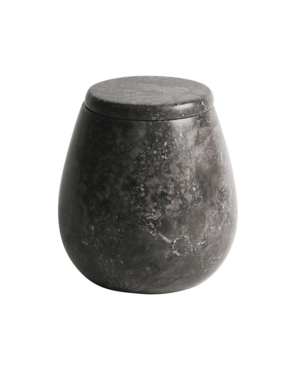 Ecru Jar (Black Marble) image