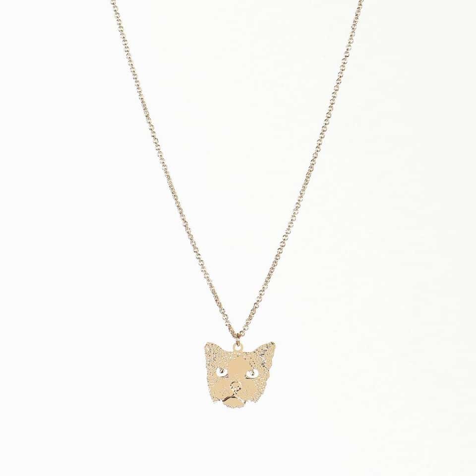 Kitty Cat Necklace X Coral & Tusk image