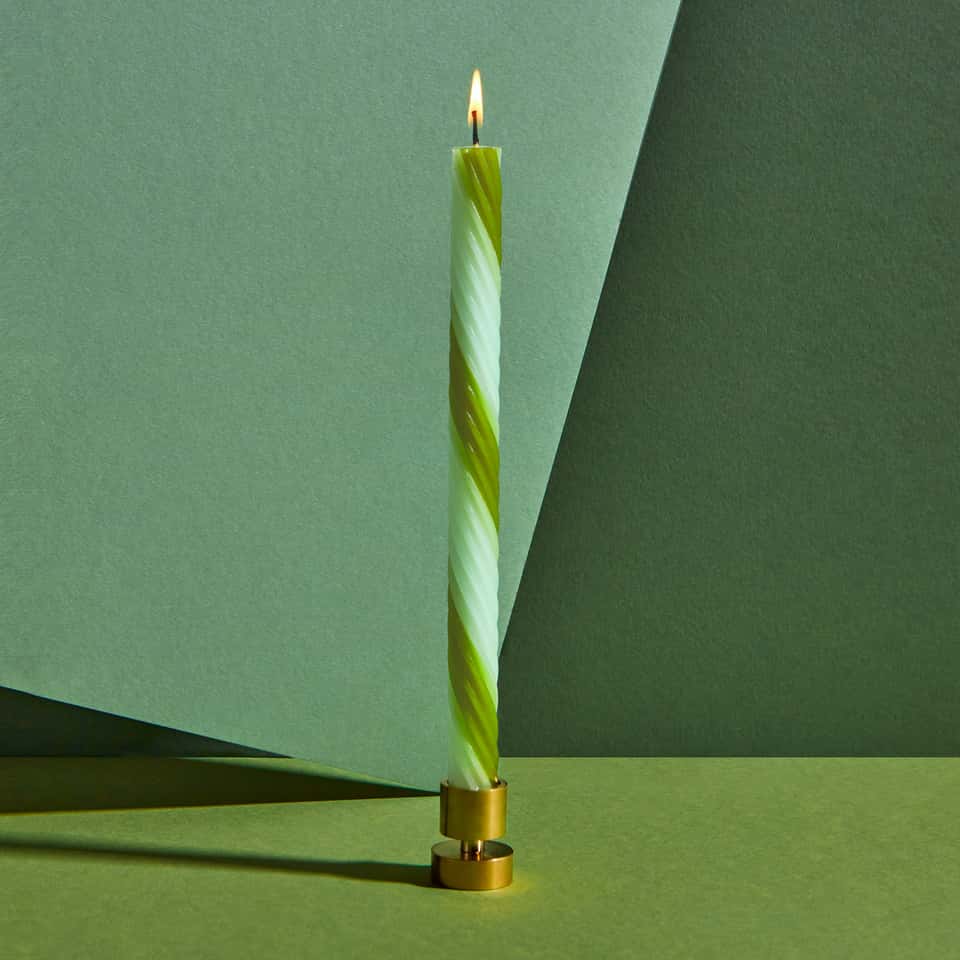 Rope Candles - Green (2 pack) image