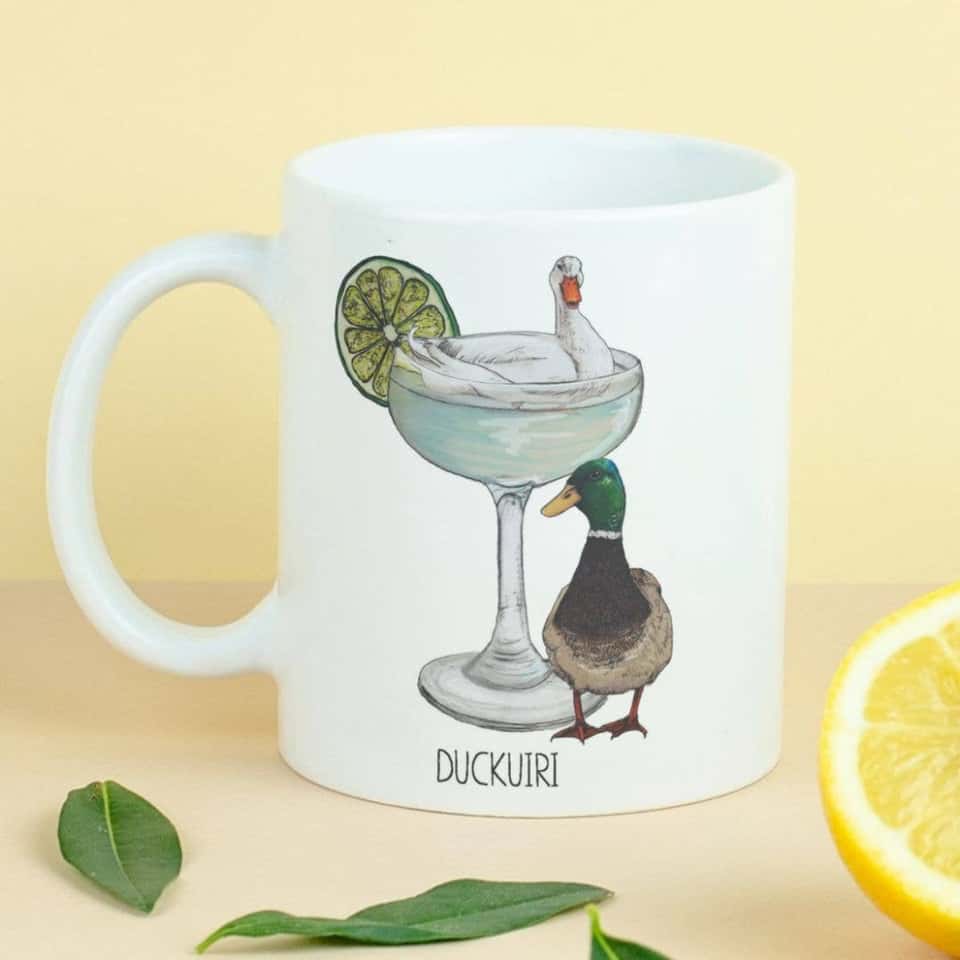 Duckuiri Mug | Funny Coffee Mug | Cocktails | Duck Cup image